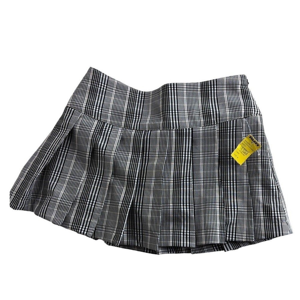 RSQ Skort Girls Medium G Plaid Pleated Skort Built In Shorts Schoolgirl Preppy